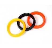 INN456215P - Polyurethane Ball Display Orange/Black/Yellow Cups Assorted Color