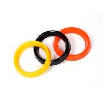 INN456215P - Polyurethane Ball Display Orange/Black/Yellow Cups Assorted Color