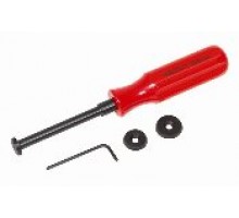 INNRHSC5 - Red Handled Scraping Tool Includes 2 Blades