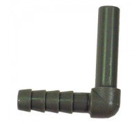 1540226 - Elbow - Tube To Hose Barb (1/4 Stem x 1/4 ID Hose)