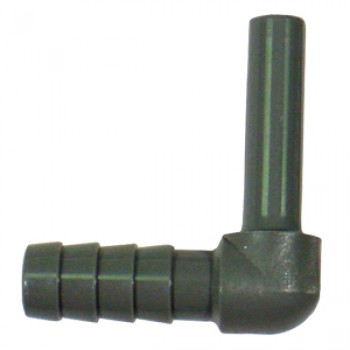 1540227 - Elbow - Tube To Hose Barb (1/4 Stem x 5/16 ID Hose)