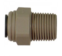 1540232D - Male Connector - 1/2 Tube x 1/2 Npt (Drilled)