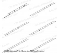 049007005-C - Bumper Rail, Left, Clear