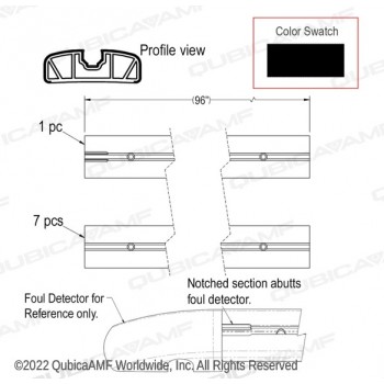 049008596-BLK - Rope Light Capping Kit Black