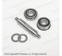 610900711 - Straight Shaft & Spacer Kit Upper (1 shaft, 2 bearings, 2 spacers)
