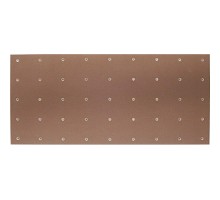 PPPPKB - Phenolic Kick Back Plate Front(BROWN)