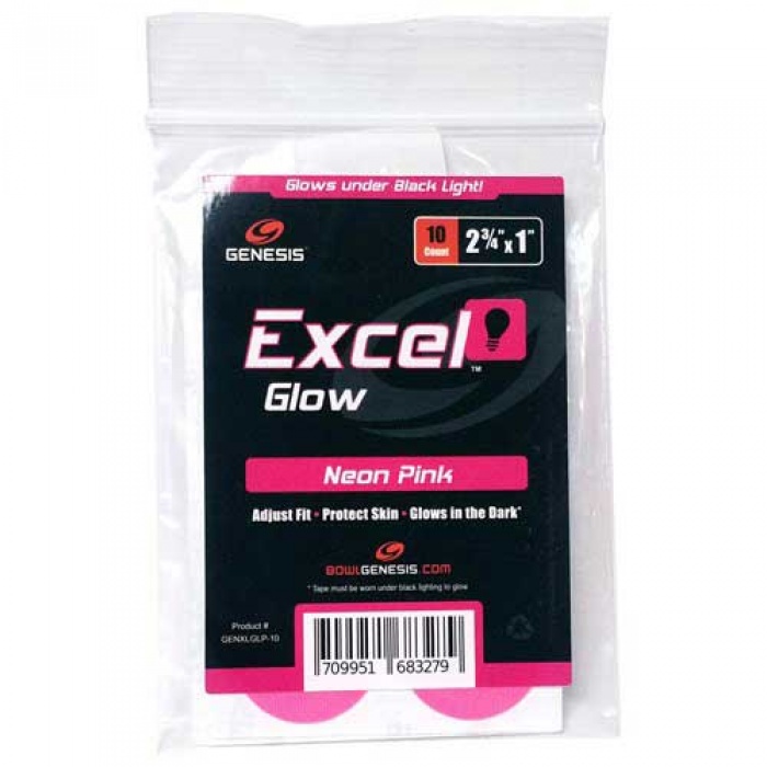 Genesis Excel 1 inch Glow Performance Tape Neon Pink 10pcs
