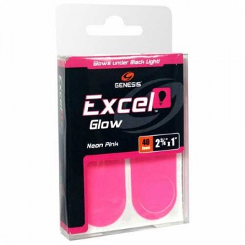 Genesis Excel 1 inch Glow Performance Tape Neon Pink Box/40pcs