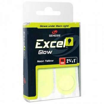 Genesis Excel 1 inch Glow Performance Tape Neon Yellow Box/40pcs