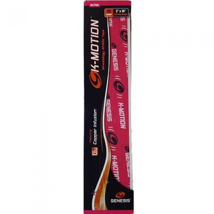 Genesis K-Motion Tape Pre-cut Pink 20 pcs