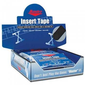 Master Smooth Insert Tapes Black 1-inch 12 Pack of 32 Pieces