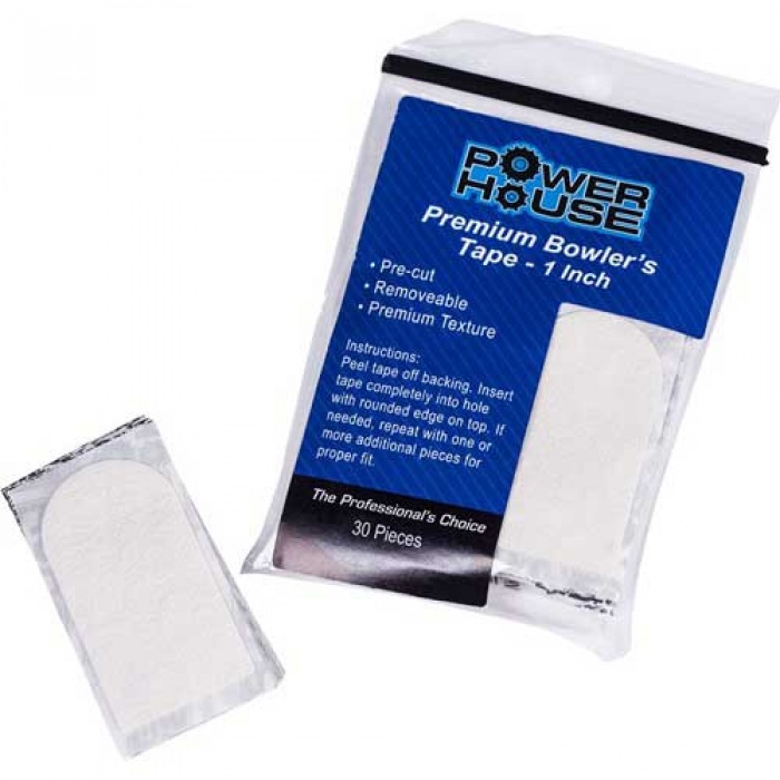 Power House Tape 1" White 1 Box 12 packs of 30 Piece