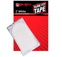 KR Strikeforce Sure Fit Tape 1 Inch White Dozen 30Pc Box 12 pack