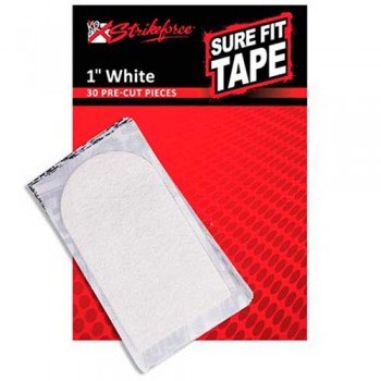 KR Strikeforce Sure Fit Tape 1 Inch White Dozen 30Pc Box 12 pack