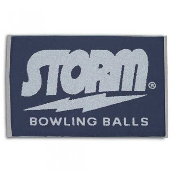 Storm Woven Towel Navy/Silver