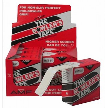 The Bowlers Tape 3/4-inch White 12 Packs of 30 Piece