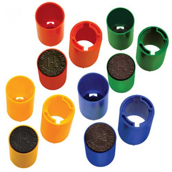 Turbo - Inner Thumb Sleeve Green w/Black Slug 1 1/4