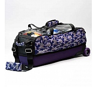 Strikeforce Purple Camo Slim Triple Tote