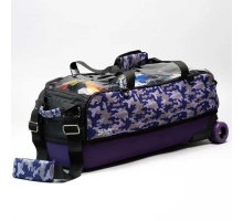 Strikeforce Purple Camo Slim Triple Tote