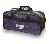 Storm 2-ball Tote Abstract Purple/Black
