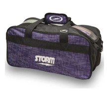 Storm 2-ball Tote Abstract Purple/Black