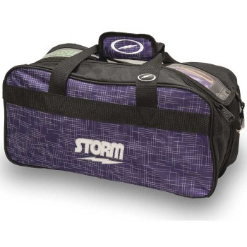 Storm 2-ball Tote Abstract Purple/Black