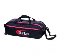 Turbo 3 Ball Pursuit Slim Triple Tote Black Pink