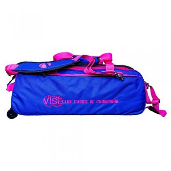 Vise 3 Ball Tote Roller Blue Pink