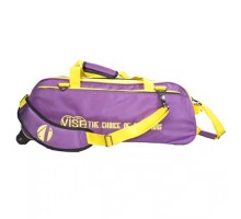Vise 3 Ball Tote Roller Purple Yellow