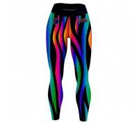 Reign Rainbow Zebra CoolWick Leggings
