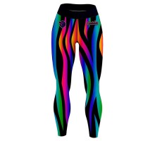 Reign Rainbow Zebra CoolWick Leggings