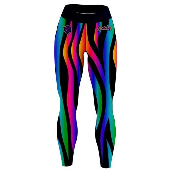 Reign Rainbow Zebra CoolWick Leggings