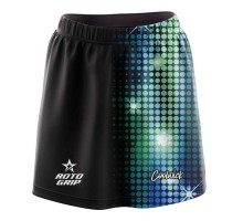 Roto Grip Blue Teal Sparkle Stefanie Johnson Bowling Skort