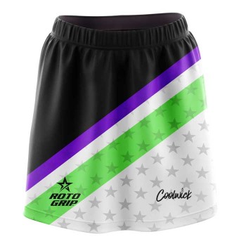 Roto Grip Purple Lime Green Joker Stefanie Johnson Bowling Skort