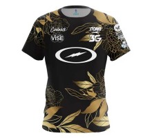 Storm Melanie McDaniel Gold Flower CoolWick Bowling Jersey