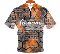 900 Global Fire Honeycomb Sash Zip Джерси для боулинга