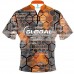 900 Global Fire Honeycomb Sash Zip Bowling Jersey