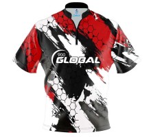 900 Global Red Hexagram Sash Zip Джерси для боулинга