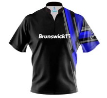 Brunswick Blue Speed Sash Zip Джерси для боулинга