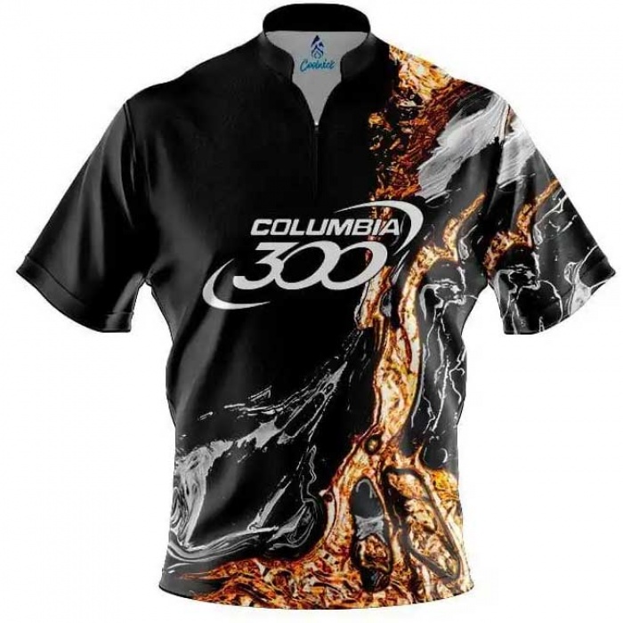 Columbia 300 Onyx Gold Sash Zip Джерсі для боулінгу