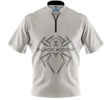 Hammer Black Widow Ghost CoolWick Sash Zip Bowling Jersey