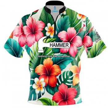 Hammer Lei Sash Zip Bowling Jersey