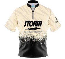 Storm Break Point CoolWick Sash Zip Bowling Jersey