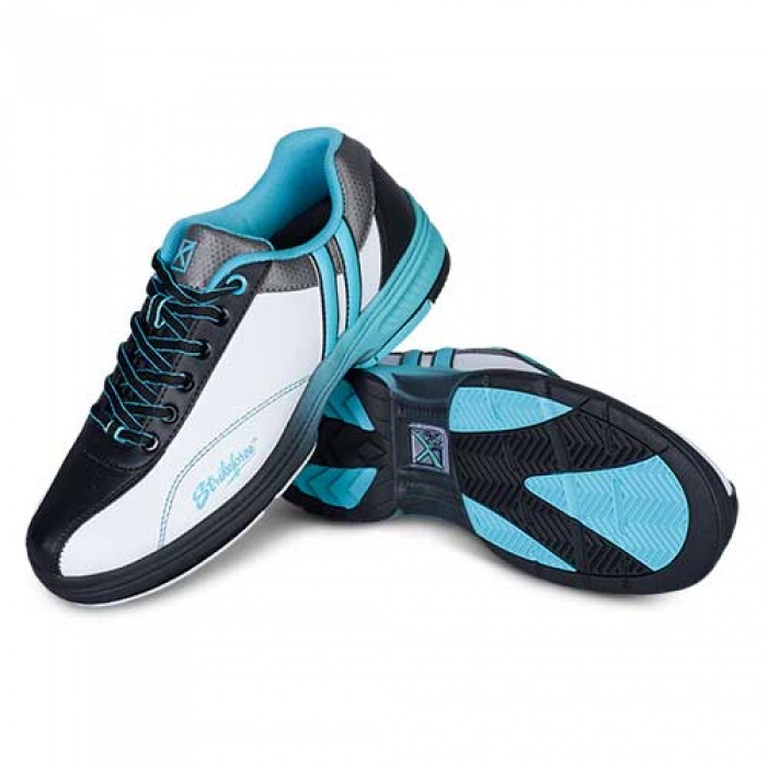 KR Strikeforce Starr White/Black/Teal Wide RH Профессиональная женская обувь