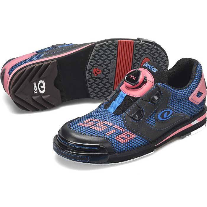 Dexter Womens SST 8 Power Frame BOA Black/Blue/Pink