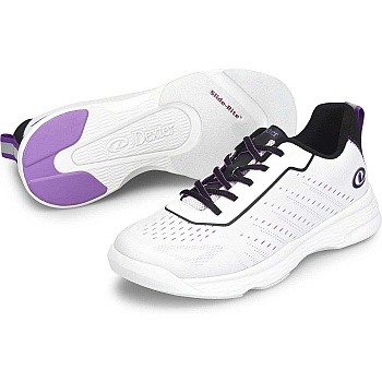 Dexter Womens Trixie White/Black/Purple