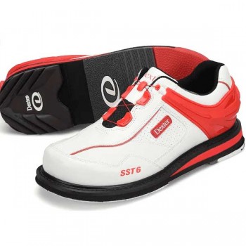 Dexter SST 6 Hybrid Boa White Red Right Hand Профессиональная мужская обувь